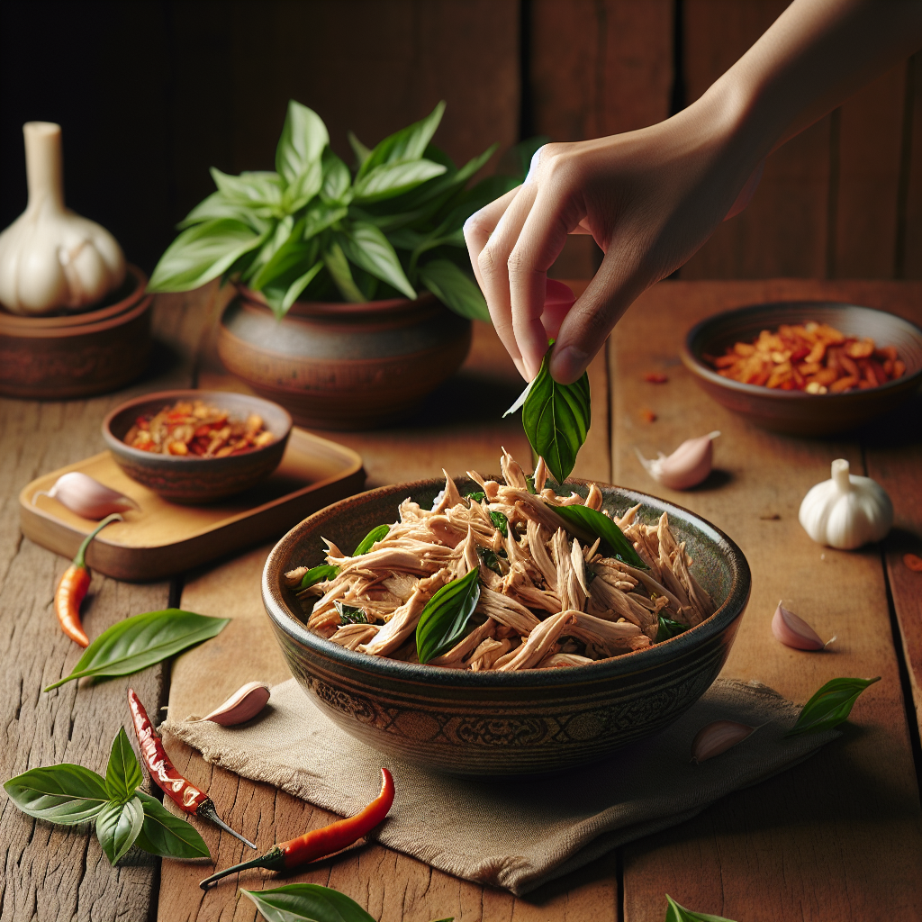 Resep Ayam Suwir Kemangi yang Menggugah Selera